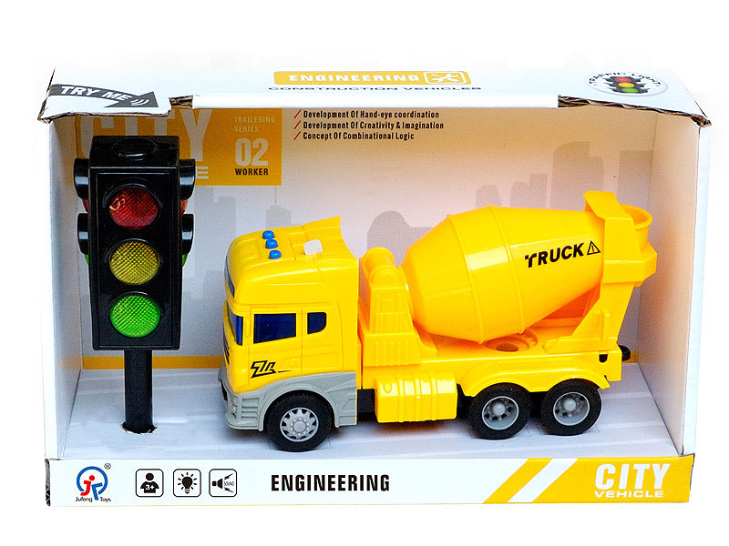 Friction Construction Truck W/L_S & Traffic Lights toys