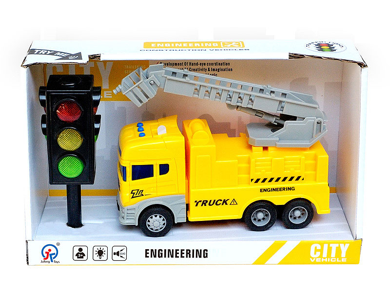 Friction Construction Truck W/L_S & Traffic Lights toys