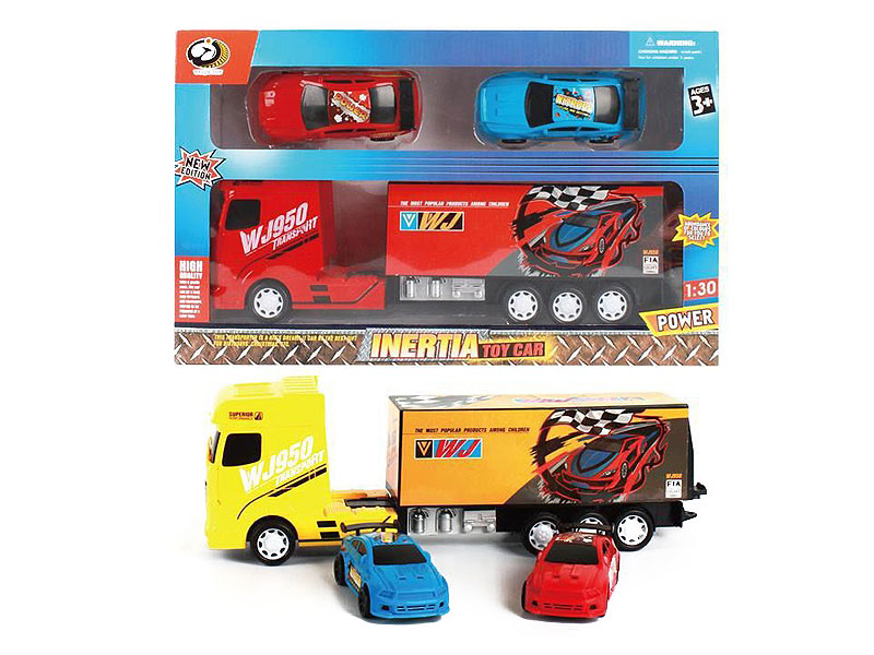 Friction Container Truck Set(2C) toys