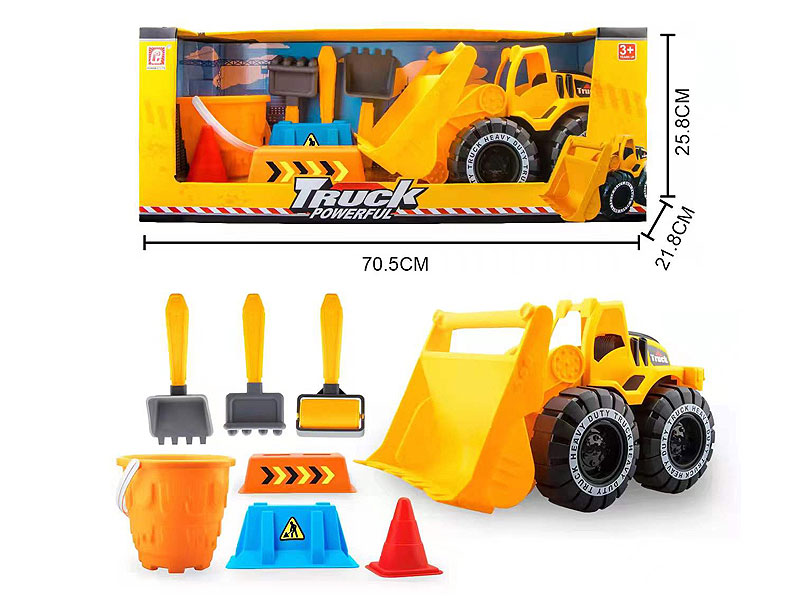 Friction Construction Truck Set toys