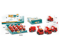 Die Cast Fire Engine Friction(12in1)