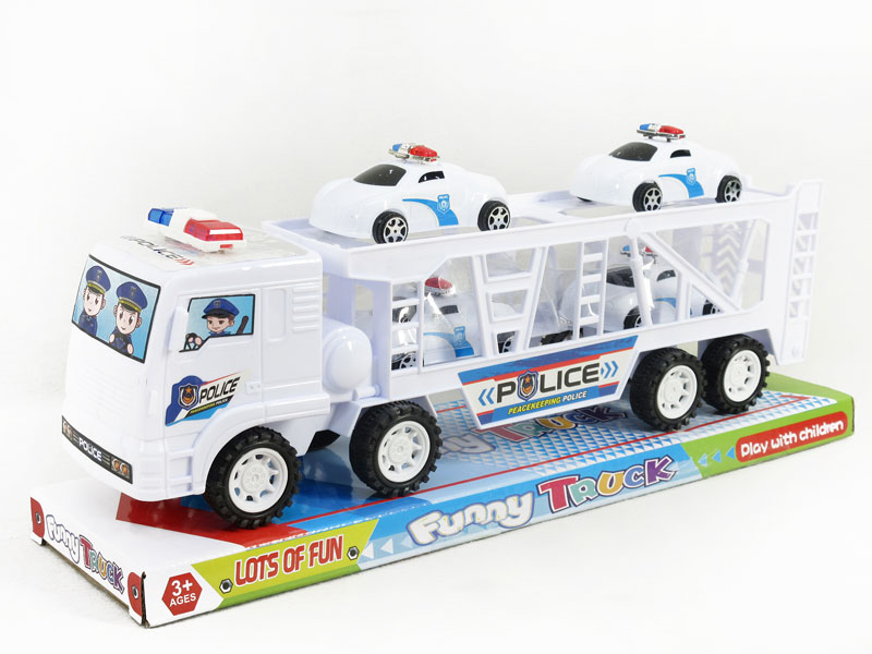 Friction  Truck Tow Plice Car toys