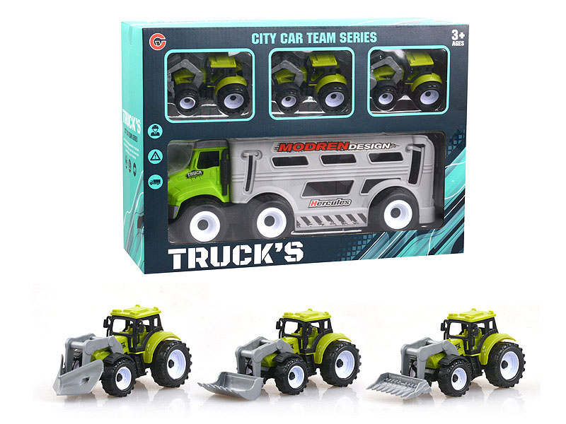 Friction Farm Truck & Free Wheel Farm Truck toys