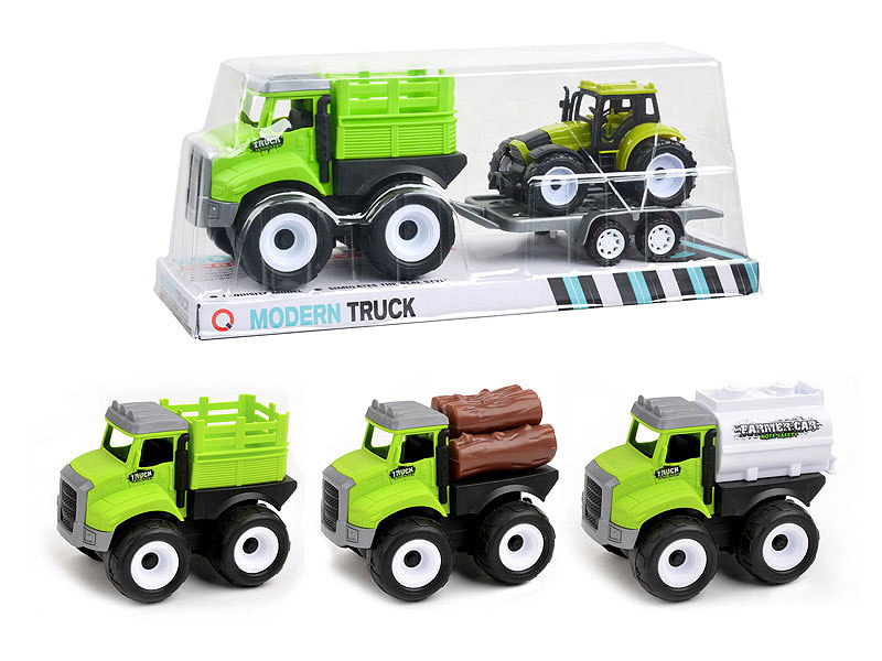 Friction Farm Truck Tow Friction Farm Truck(3S) toys