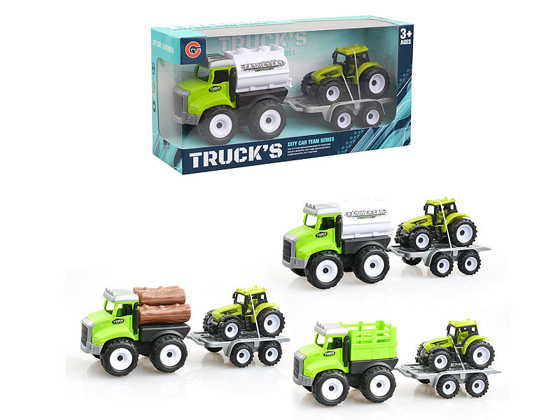 Friction Farmer Truck Tow Pull Back Farmer Truck(3S) toys