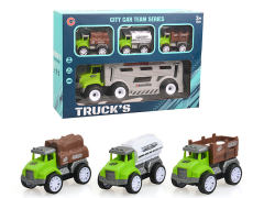 Friction Farmer Truck & Pull Back Car