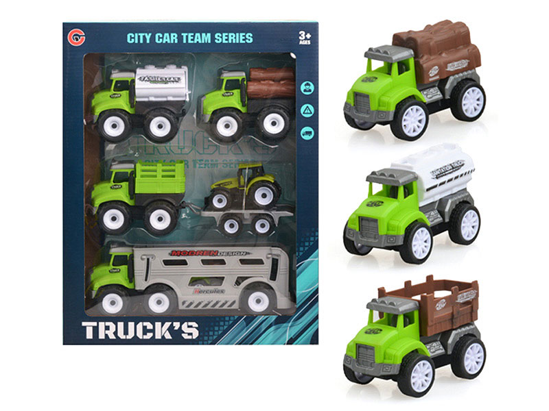 Friction Farmer Truck Set toys