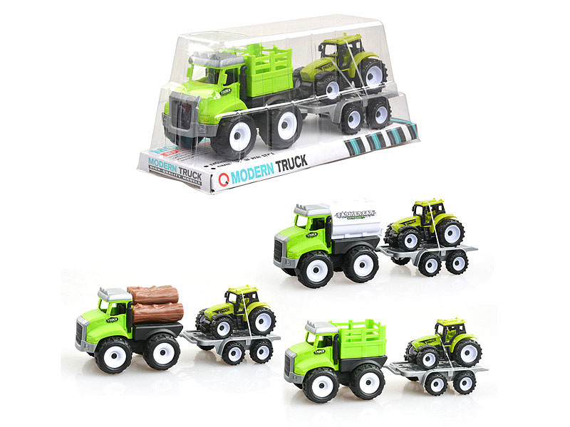 Friction Farmer Truck Tow Pull Back Car(3S) toys