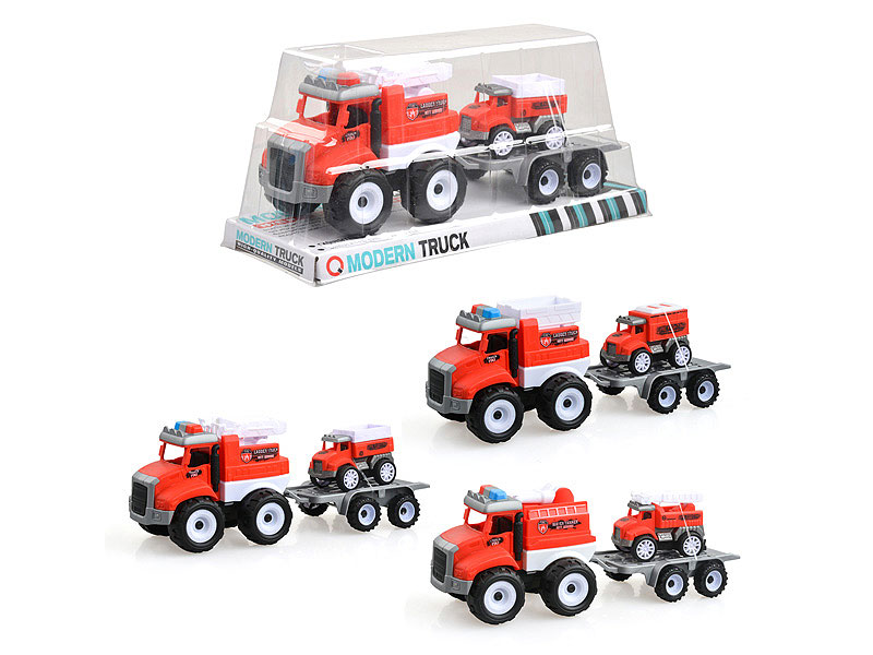 Friction Fire Engine Tow Pull Back Fire Engine(3S) toys
