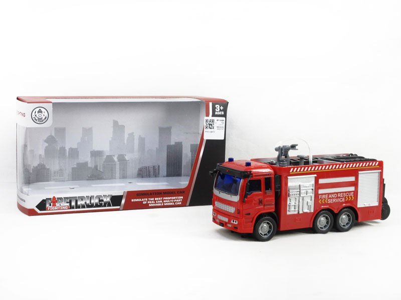 Friction Spurt Water Fire Engine toys
