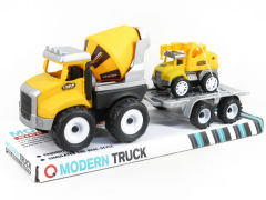 Friction Construction Truck Tow Pull Back Construction Truck(3S)