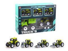 Friction Farm Truck & Pull Back Farmer Car