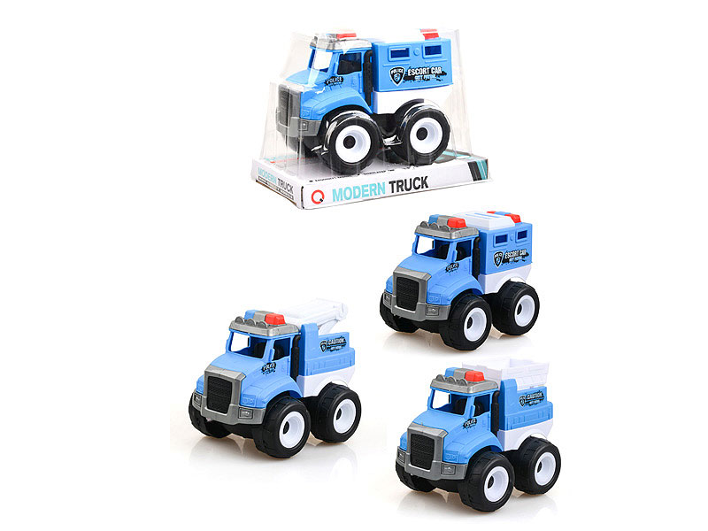 Friction  Police Car(3S) toys