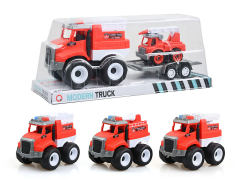 Friction Fire Engine Tow Free Wheel  Fire Engine(3S)