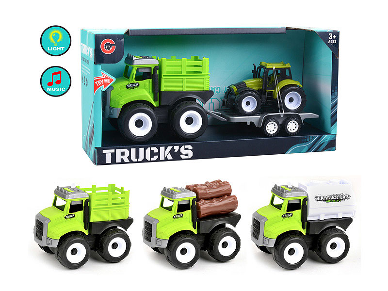 Friction Farm Truck W/L_M(3S) toys