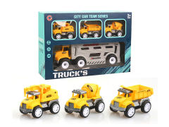 Friction Construction Truck & Pull Back Car