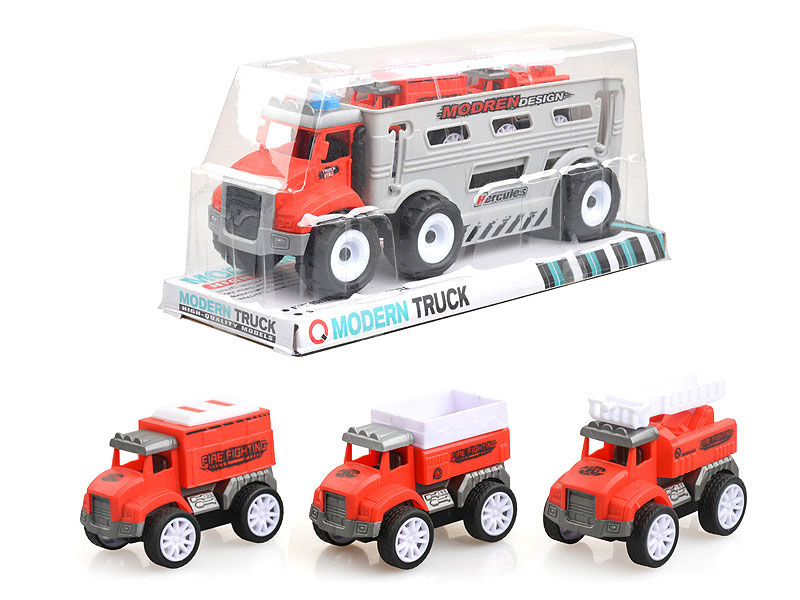 Friction Truck Tow Pull Back Car toys
