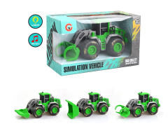 Friction Farmer Tractor W/L_M(3S) toys