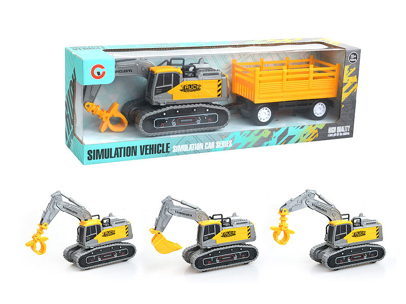 Friction Construction Truck(3S) toys