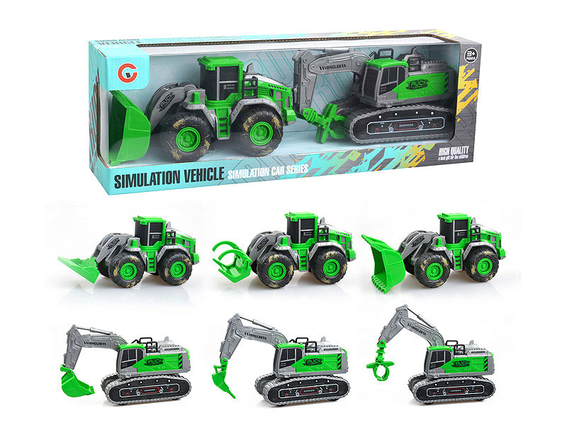 Friction Farmer Truck(2in1) toys