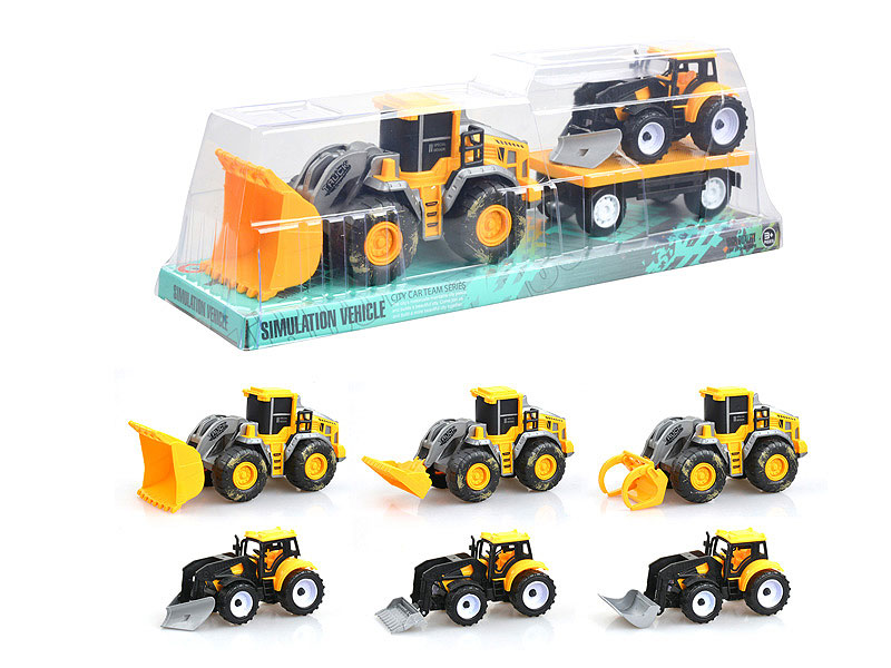 Friction Construction Truck Tow Friction Construction Truck(3S) toys