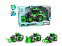 Friction Farmer Tractor W/L_M(3S) toys