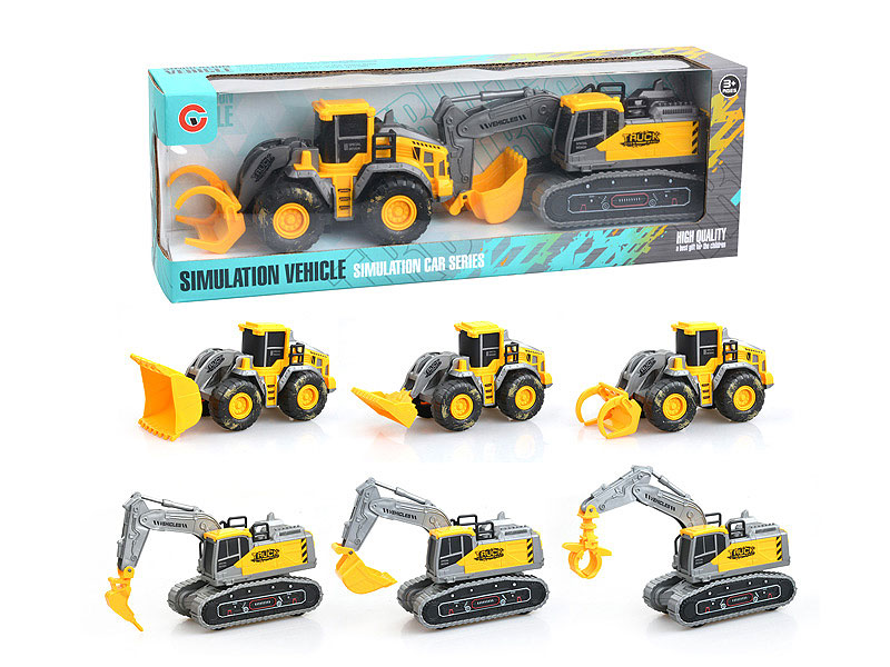 Friction Construction Truck(2in1) toys