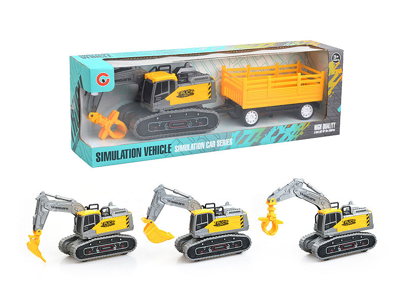 Friction Construction Truck(3S) toys