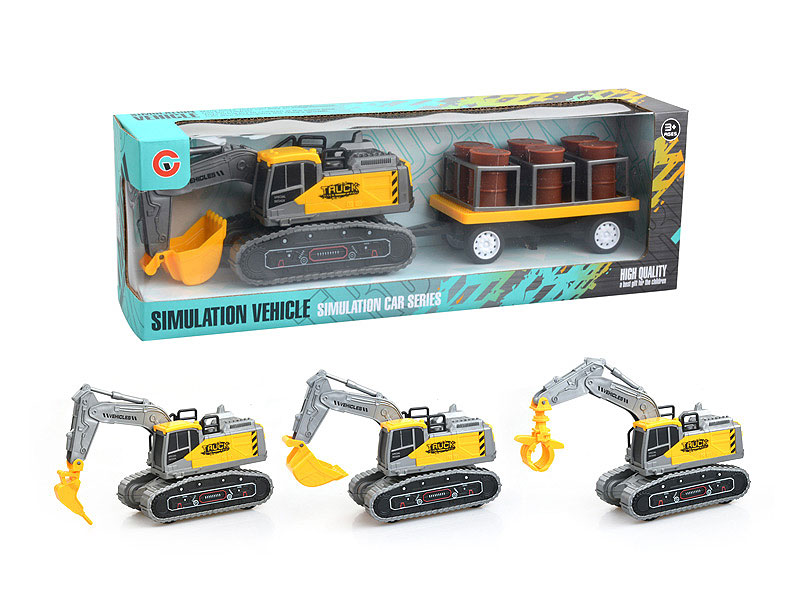 Friction Construction Truck(3S) toys