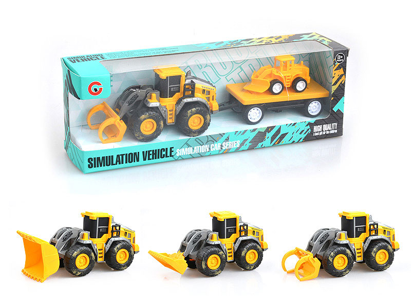 Friction Construction Truck Tow Free Wheel Construction Truck(2S) toys