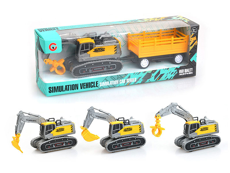 Friction Construction Truck(3S) toys