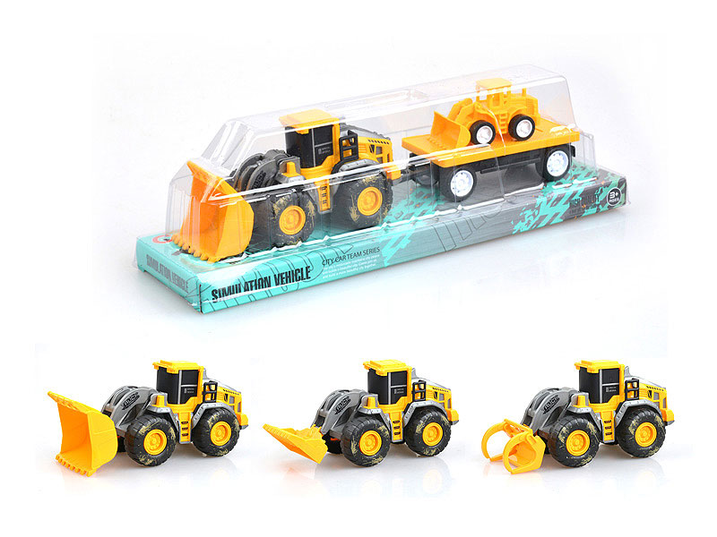 Friction Construction Truck Tow Free Wheel Construction Truck(2S) toys