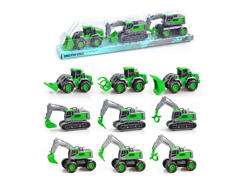 Friction Farmer Truck(3in1) toys