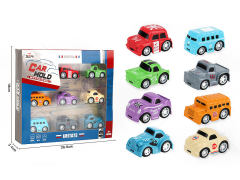 1:64 Die Cast Car Friction(8in1)