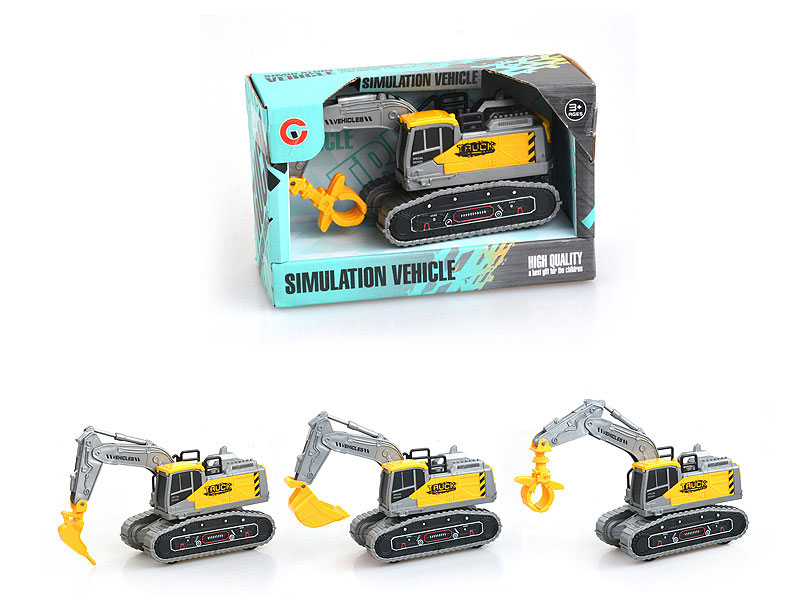 Friction Construction Truck(3S) toys