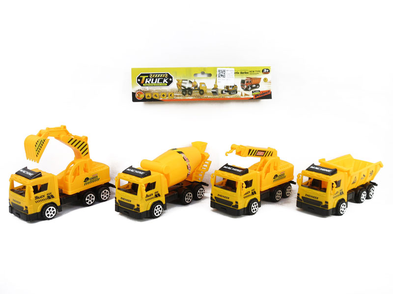 Friction Construction Truck(4in1) toys