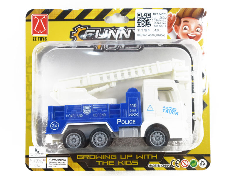 Friction Police Car(4S) toys