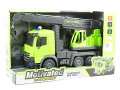 Friction Construction Truck W/L_M toys