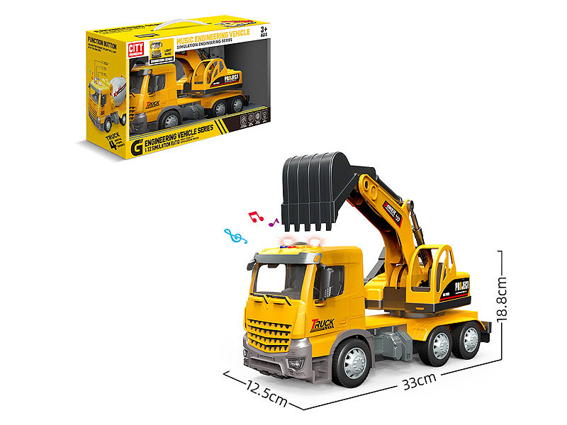 Friction Excavating Machinery W/L_M toys
