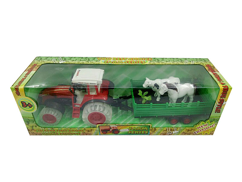 Friction Farm Truck W/L(2C) toys