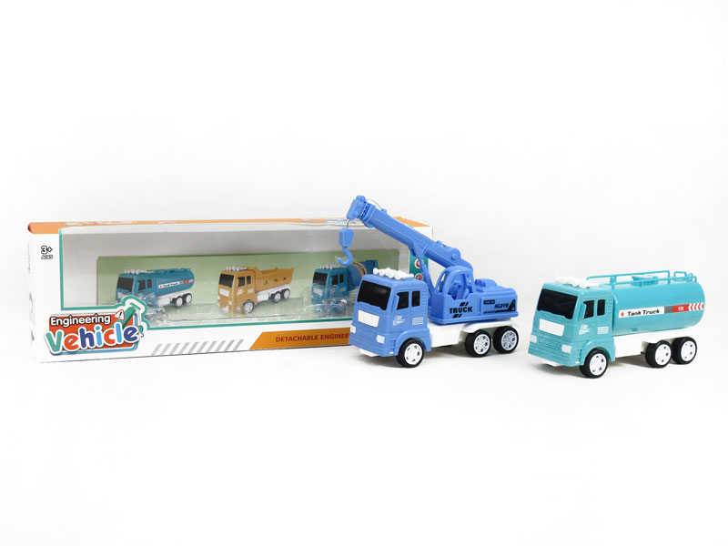 Friction Diy Construction Truck(2in1) toys