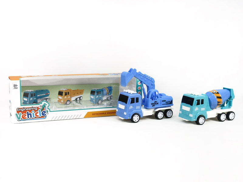Friction Diy Construction Truck(2in1) toys