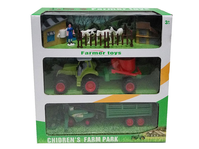 Friction Farmer Truck Set toys