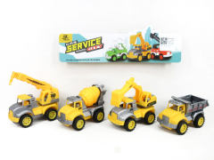 Friction Construction Truck(4in1)