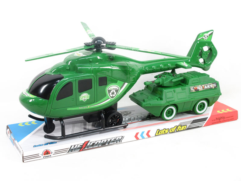 Fricton Helcopter & Free Wheel Armored Car toys