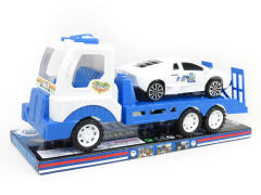 Friction Truck Tow Police Car toys