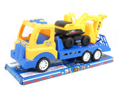 Friction Truck Tow Construction Truck(2C) toys