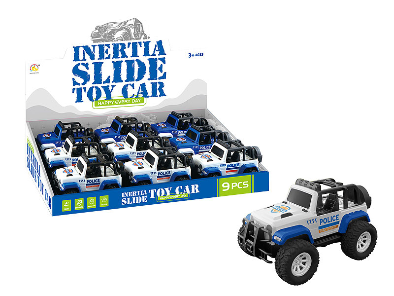 Friction  Police Car(9in1) toys