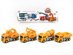 Friction Construction Truck(4in1) toys