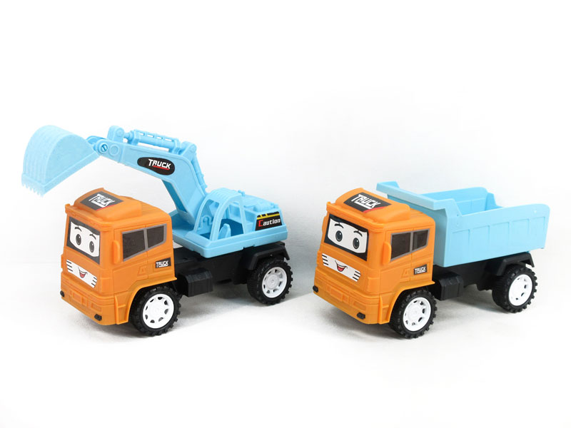 Friction Construction Truck(2S) toys